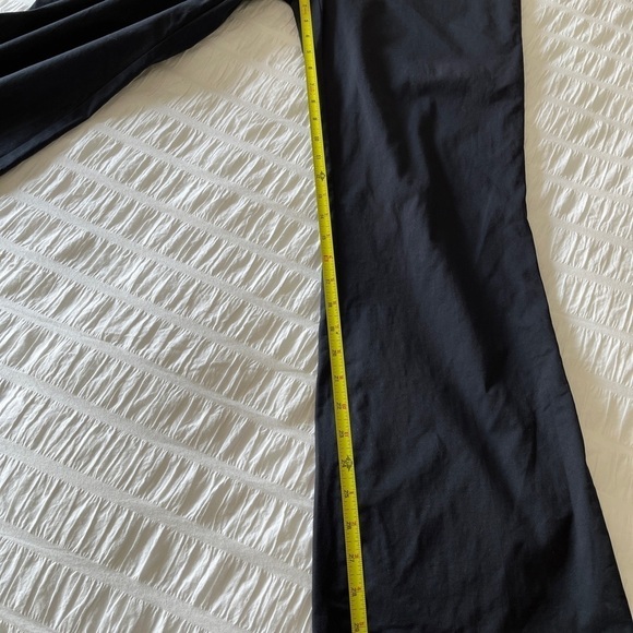 CONRAD C Collection Black Wide Leg Pant Accent Stitching Summer Nautical Chic - Picture 12 of 13